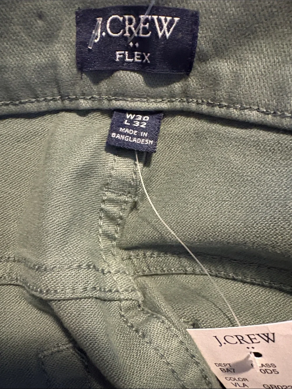 J. Crew Men’s Straight-Fit Garment Dyed Five Pocket Jean NWT 30x32